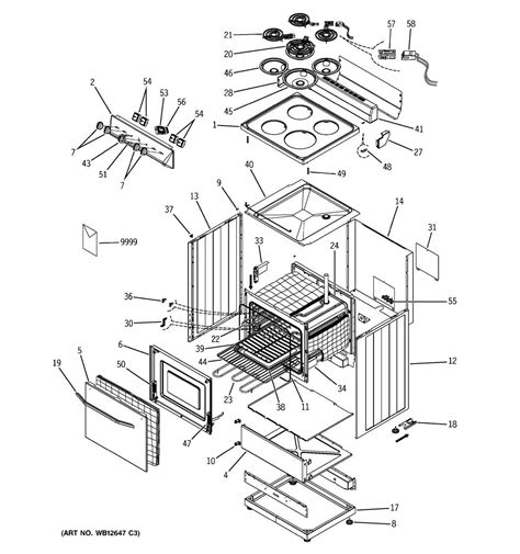 premier 20 inch gas range parts